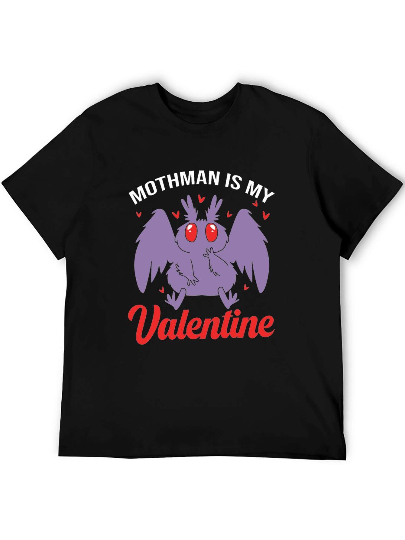 Mothman Valentines Day Graphic Tee