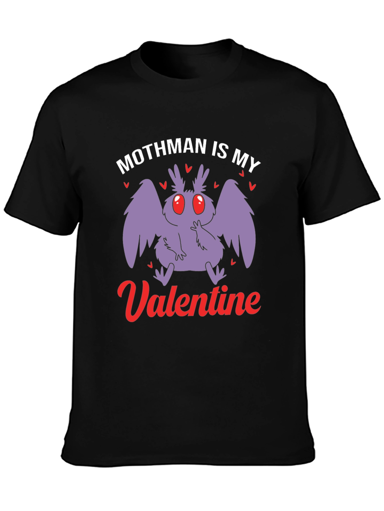 Mothman Valentines Day Graphic Tee