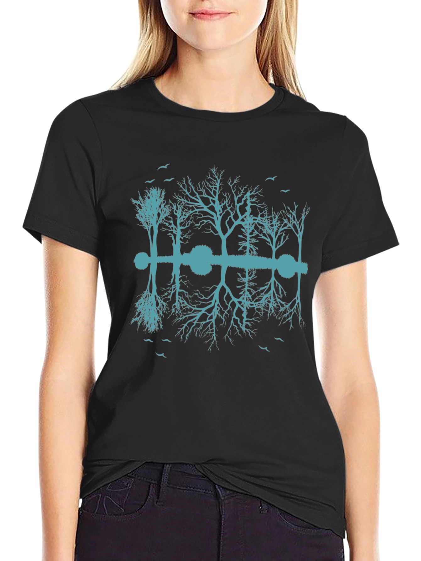 Acoustic Reflection Tee - Guitar Trees Design