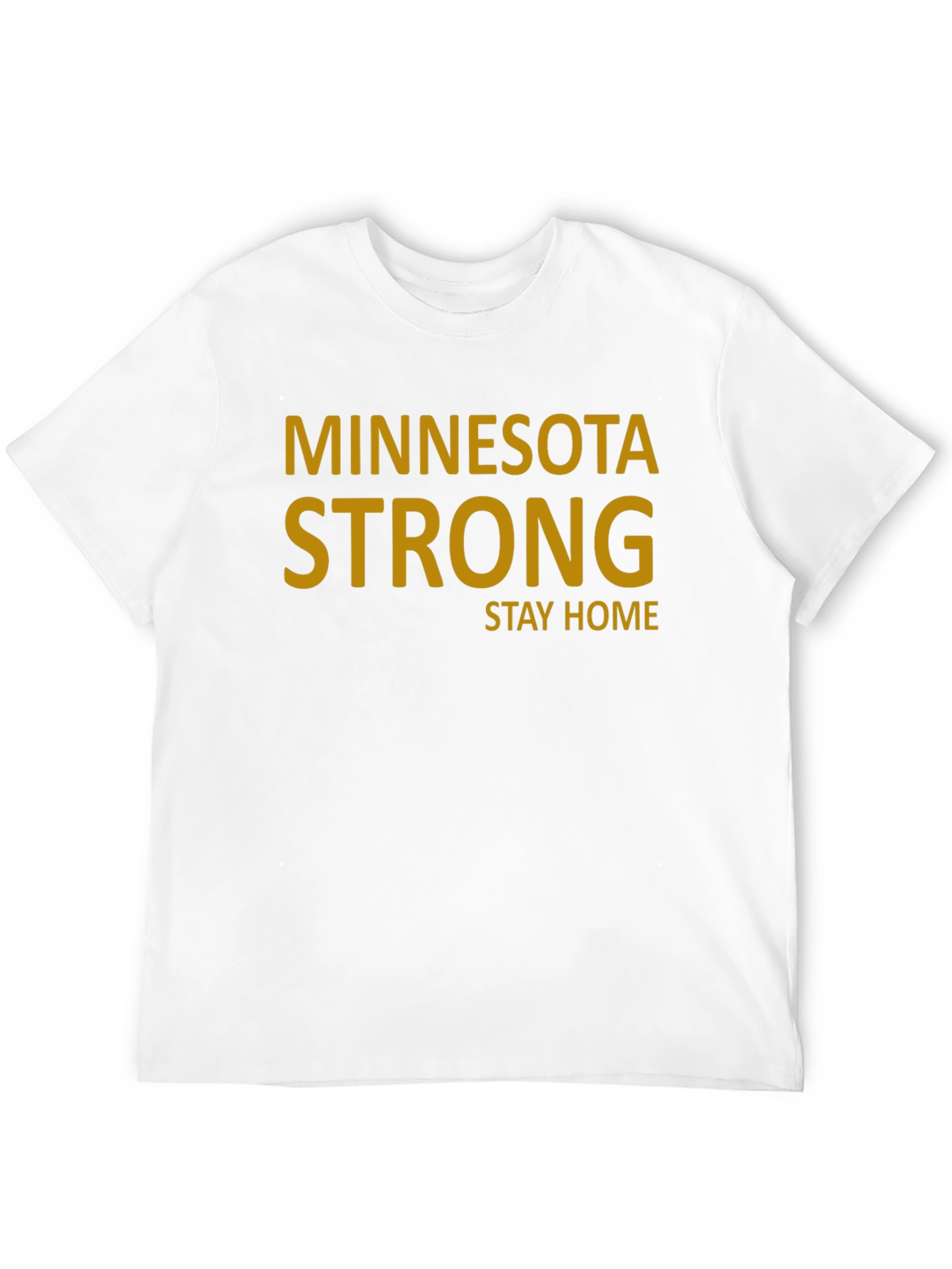 Minnesota Strong Stay Home Black Tee