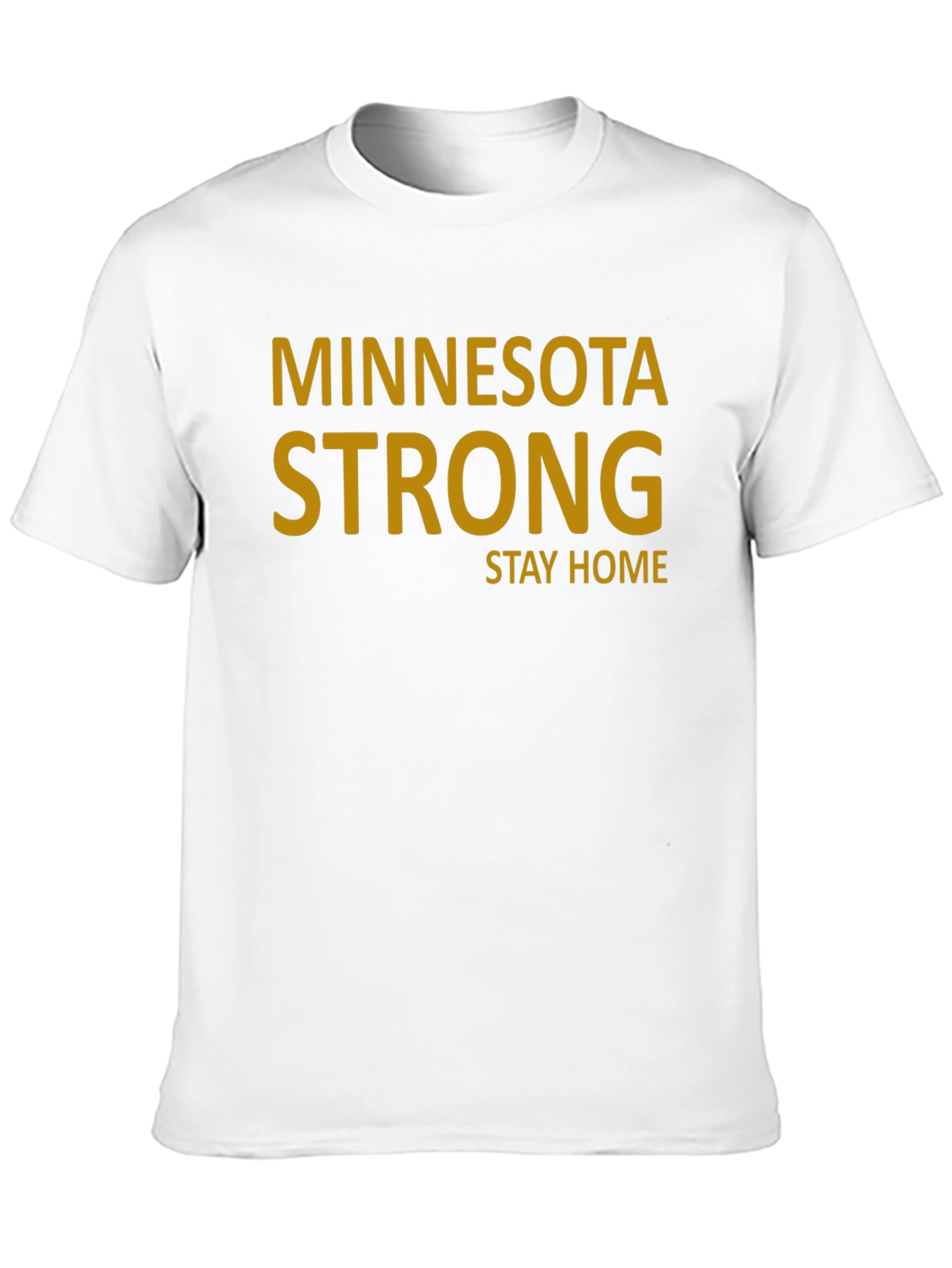 Minnesota Strong Stay Home Black Tee