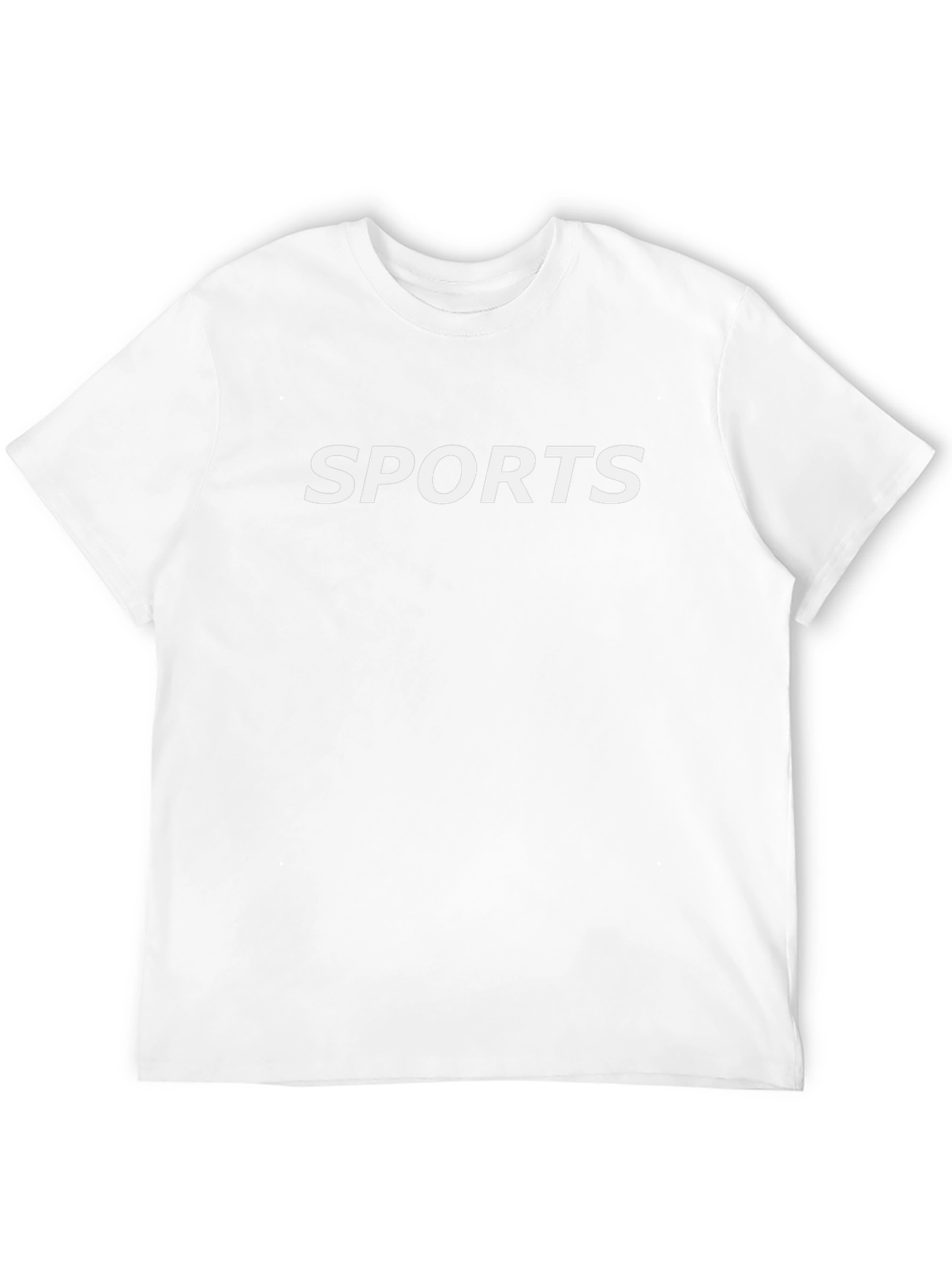 SPORTS Black Tee - Classic Style