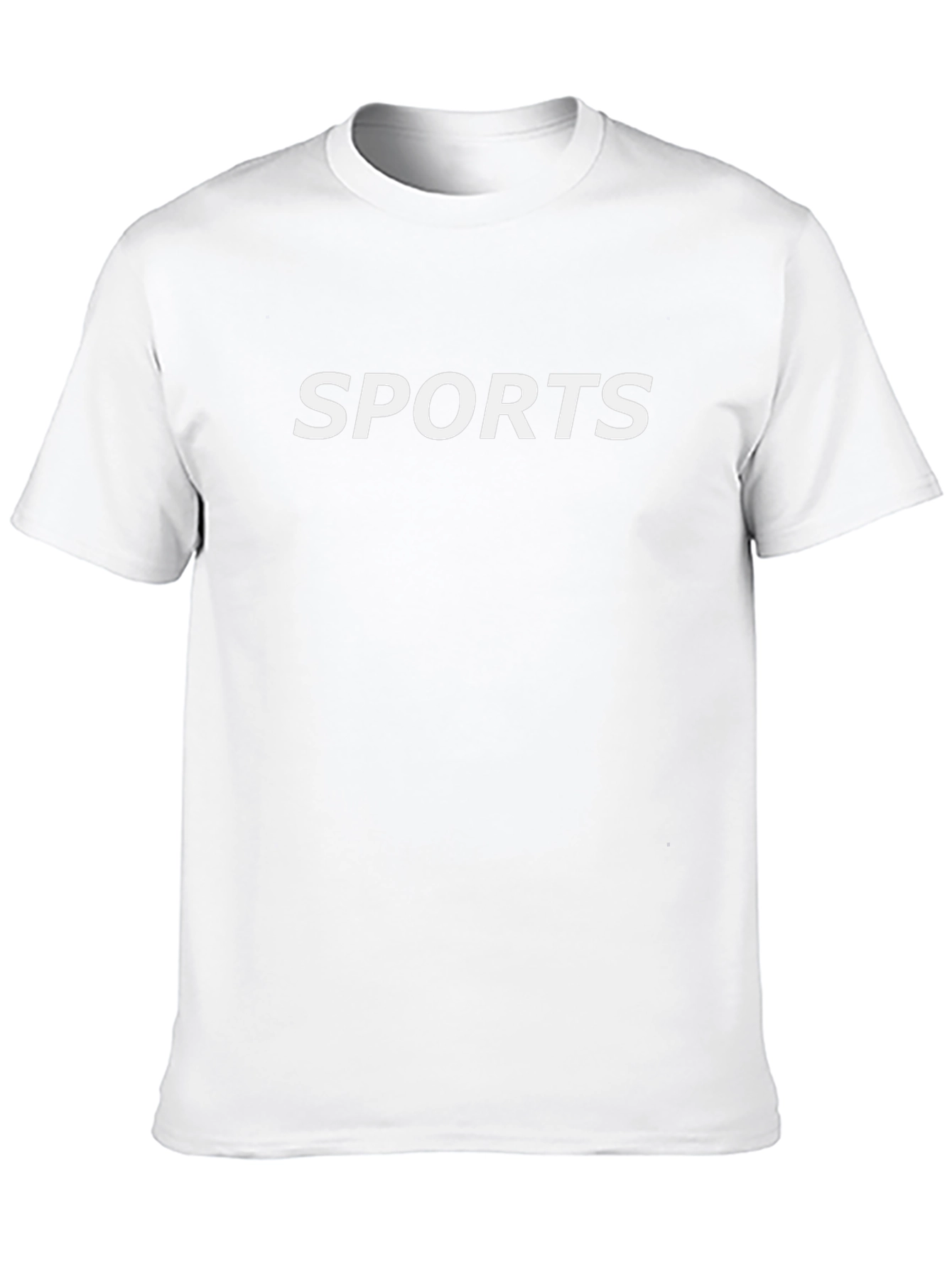SPORTS Black Tee - Classic Style