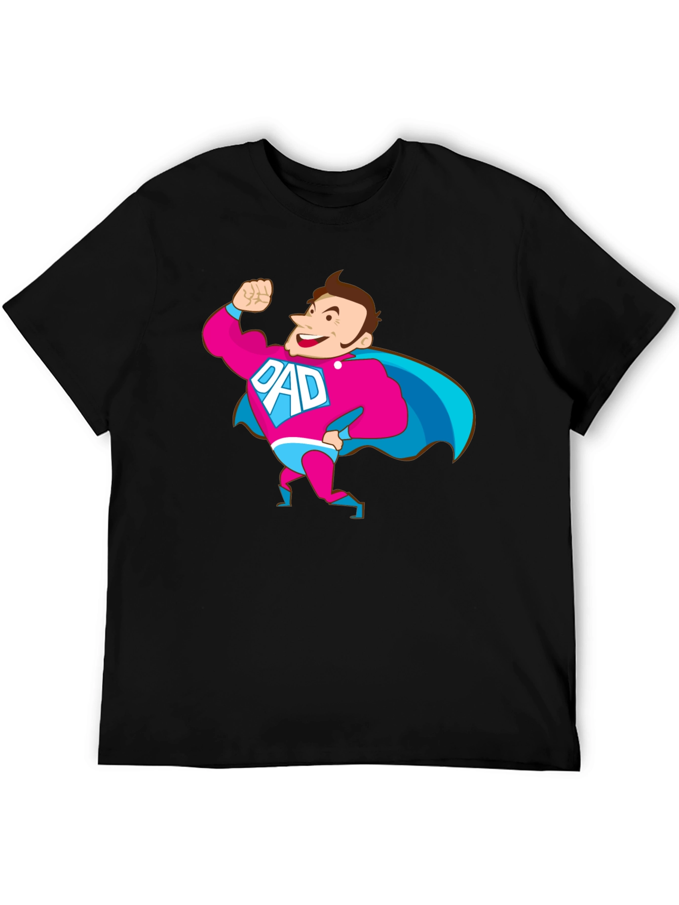 Super Dad Hero Graphic Novelty T-Shirt