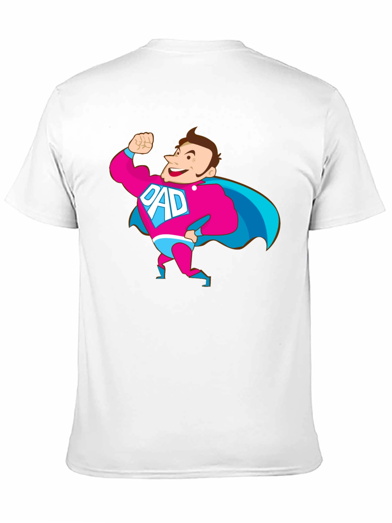 Super Dad Hero Graphic Novelty T-Shirt