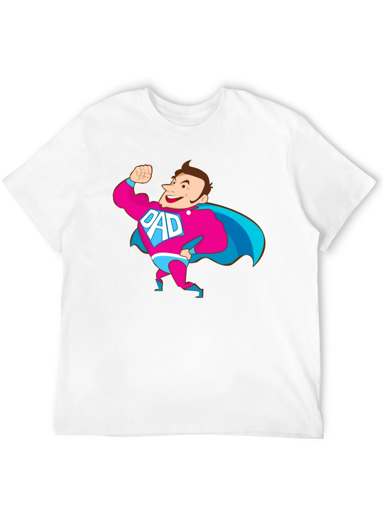 Super Dad Hero Graphic Novelty T-Shirt