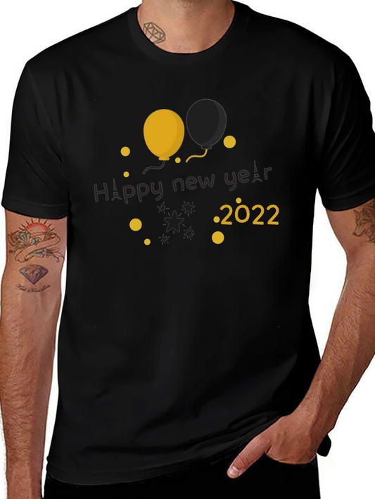 Happy New Year 2022 Graphic T-Shirt