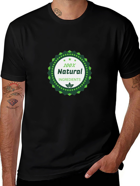 Natural Ingredients Black T-Shirt