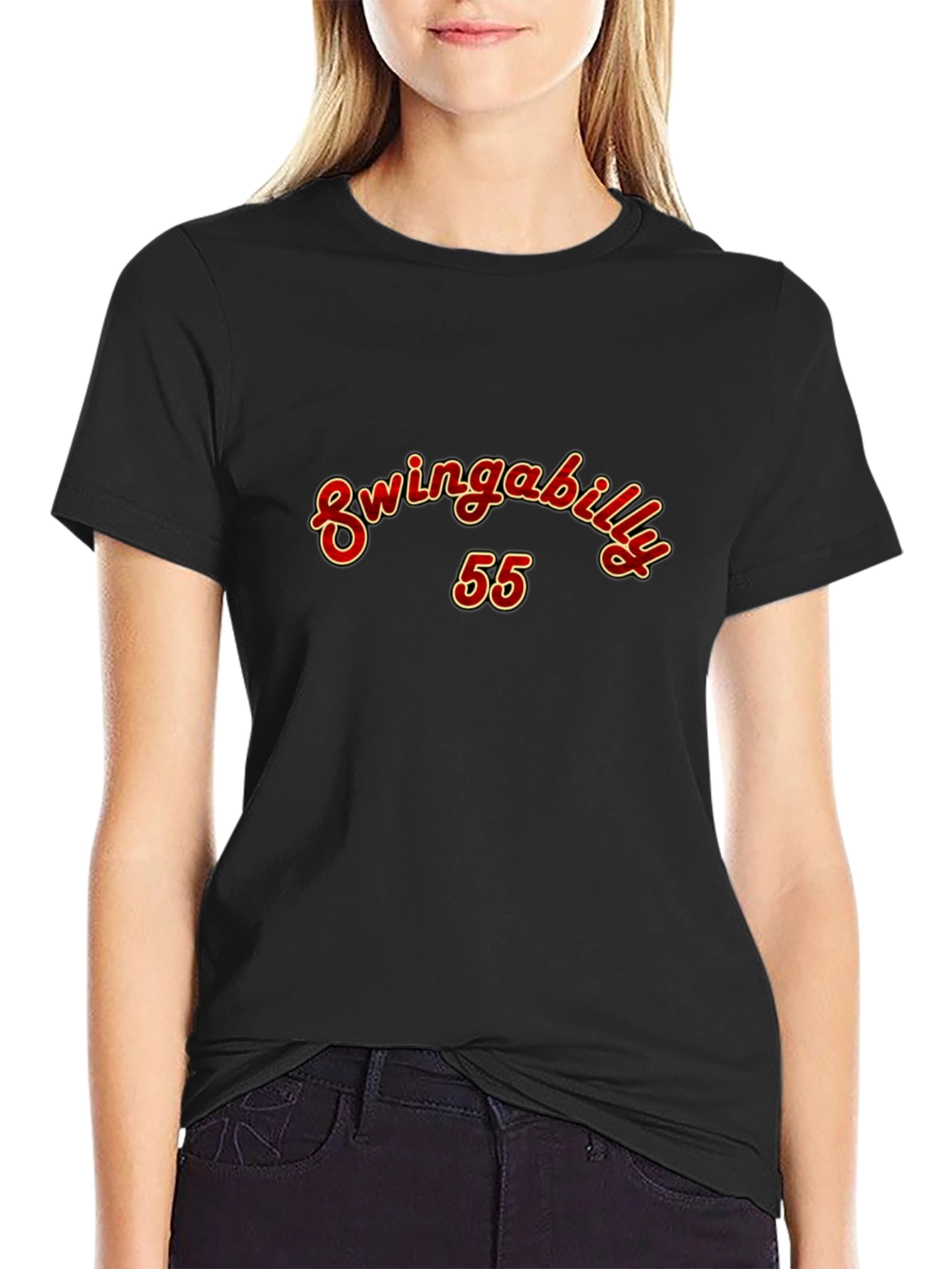 Swingabilly 55 Black T-Shirt