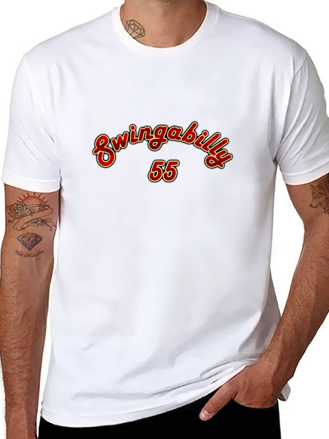 Swingabilly 55 Black T-Shirt