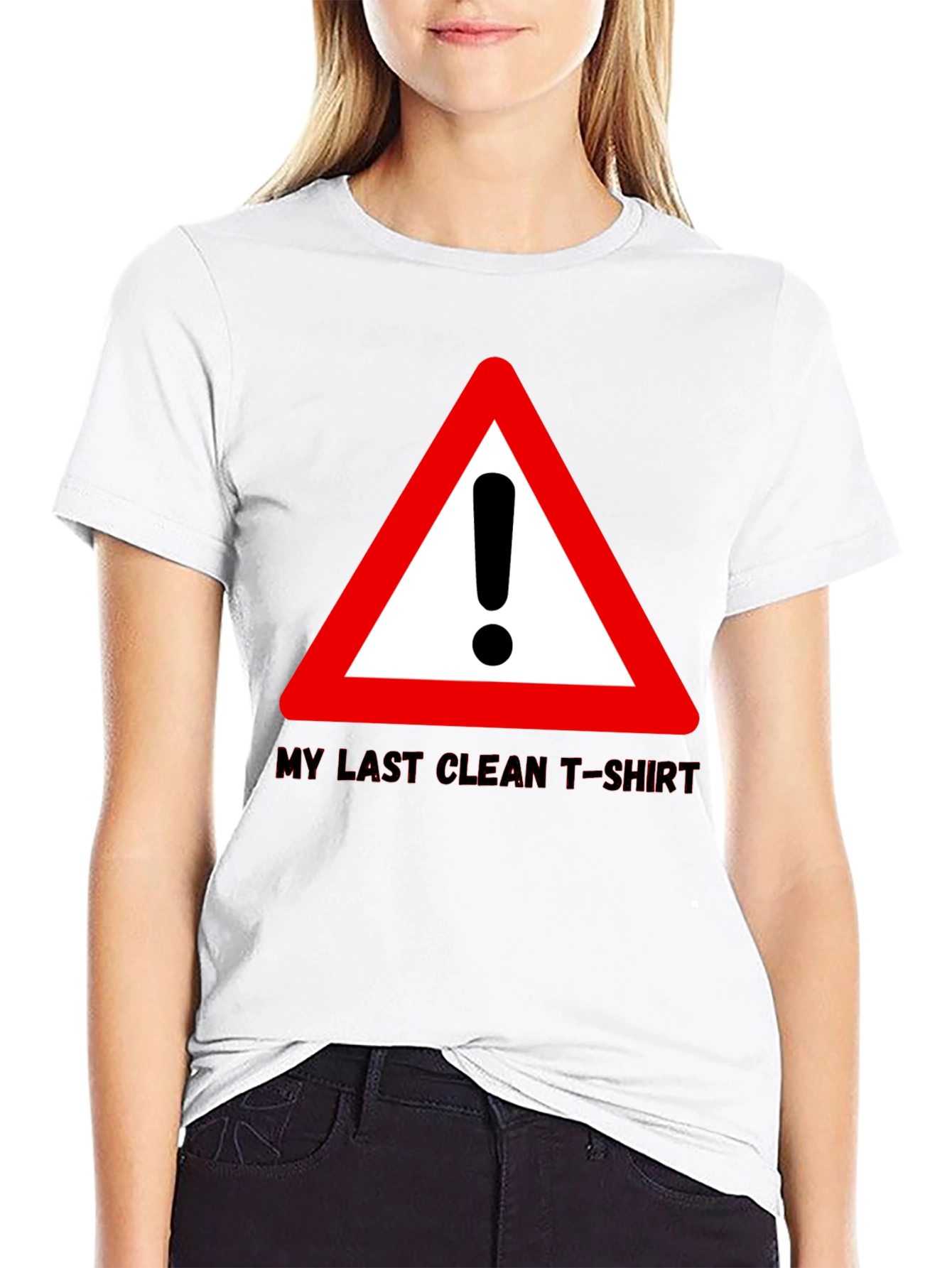 Funny Last Clean T-Shirt Exclamation Point Graphic Tee