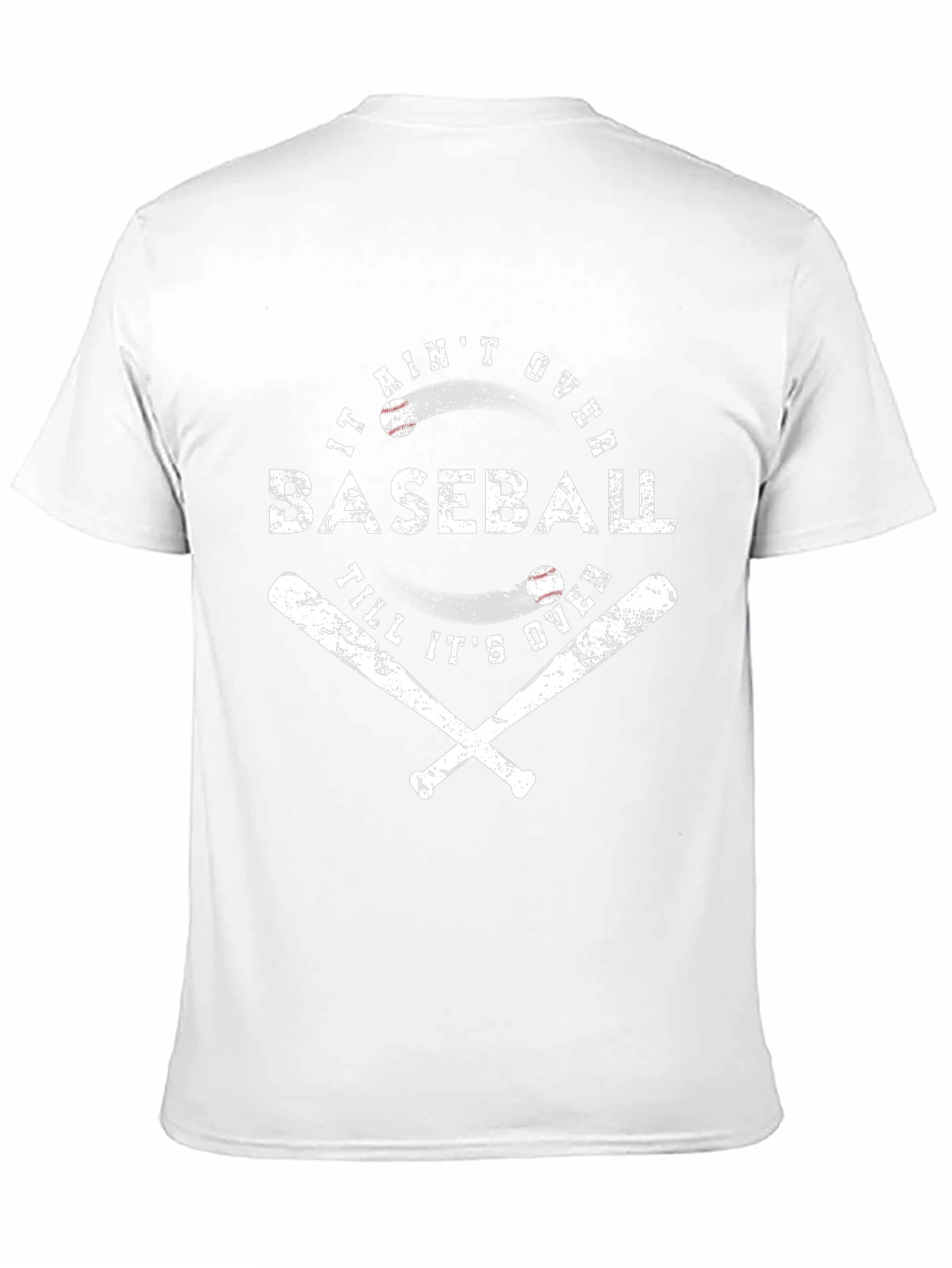 Baseball Graphic Tee - It Aint Over T-Shirt