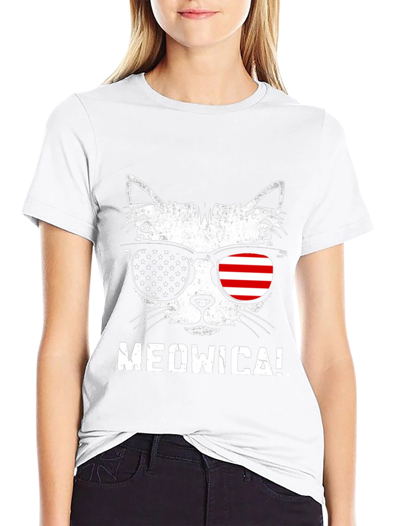 Meowica Patriotic Cat T-Shirt