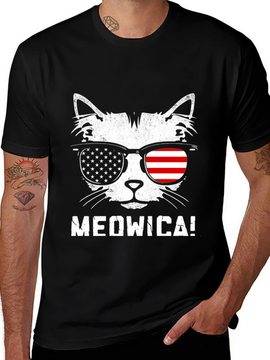 Meowica Patriotic Cat T-Shirt