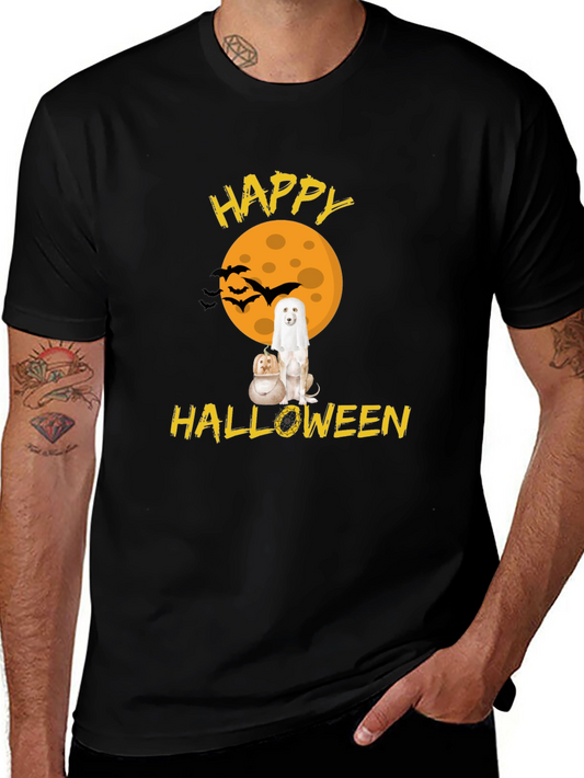 Happy Halloween Dog Ghost T-Shirt