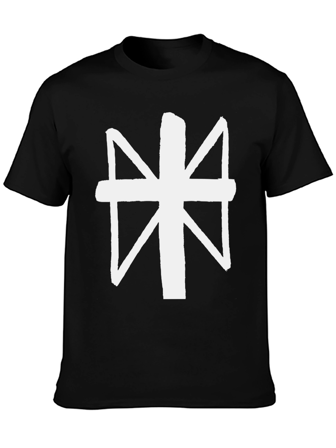 Abstract Symbol Black T-Shirt