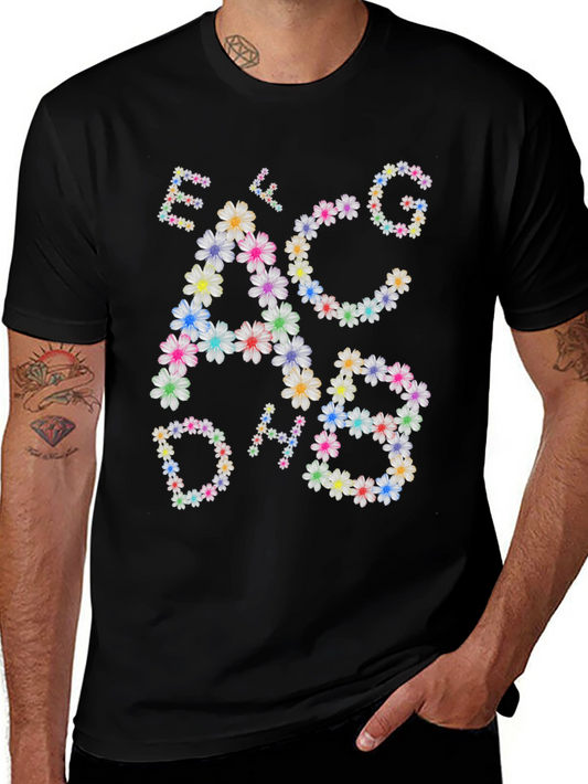 Floral Music Note T-Shirt
