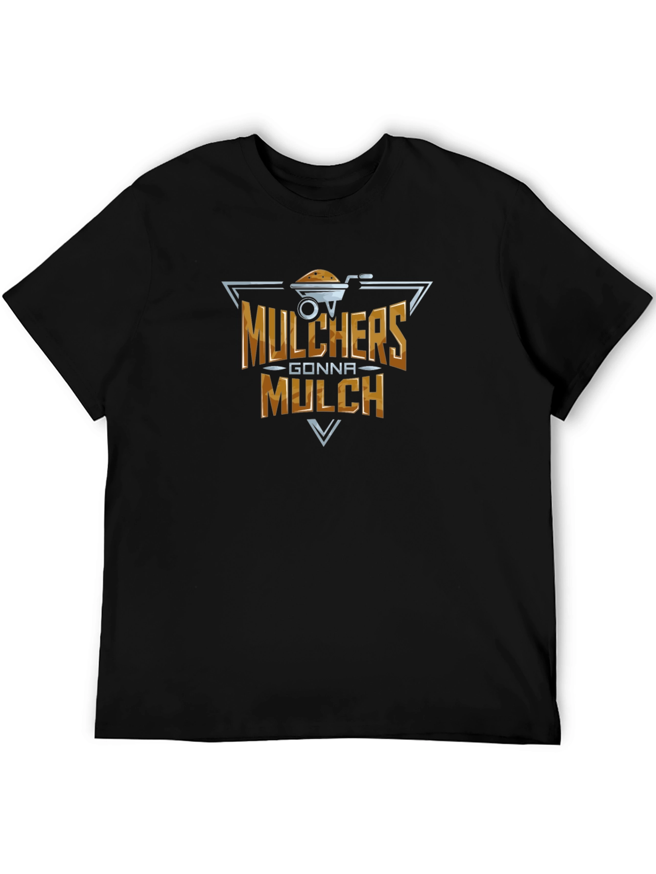 Mulchers Gonna Mulch Black Graphic Tee