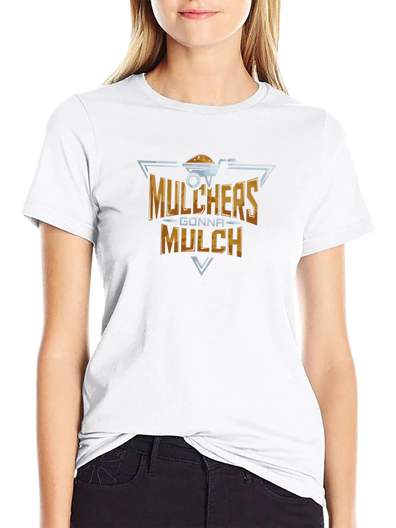 Mulchers Gonna Mulch Black Graphic Tee