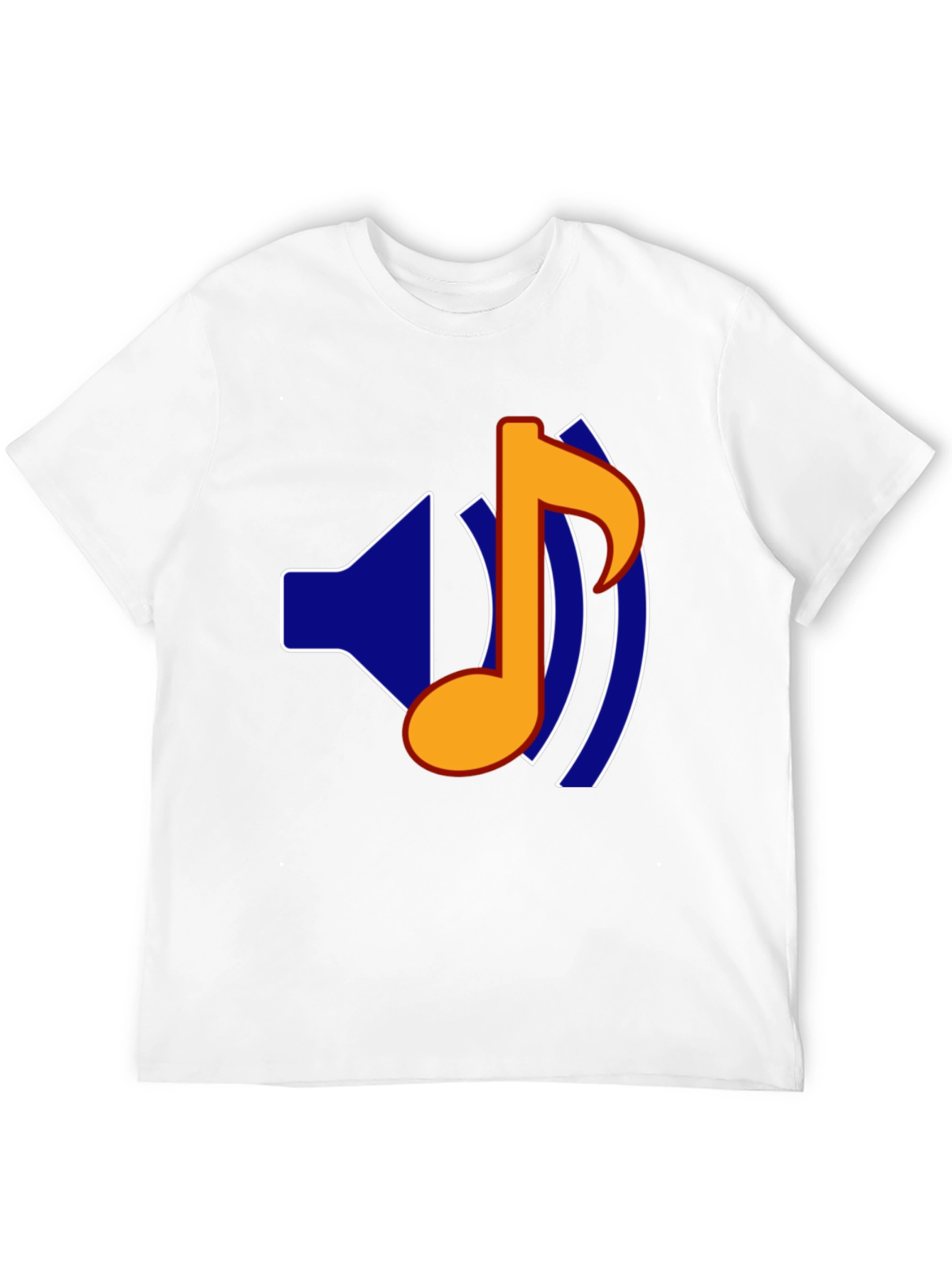 Music Note Graphic Black T-Shirt