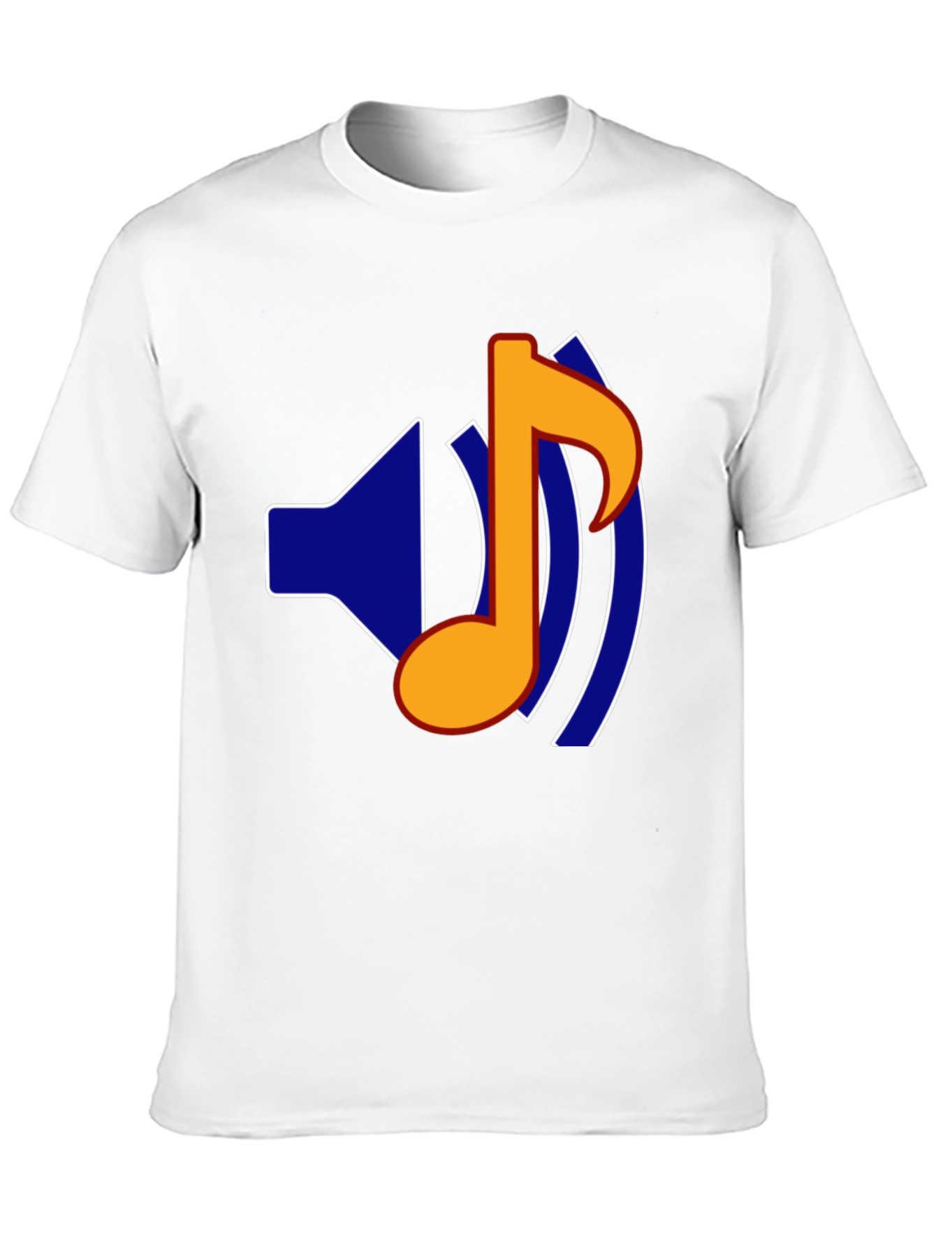 Music Note Graphic Black T-Shirt