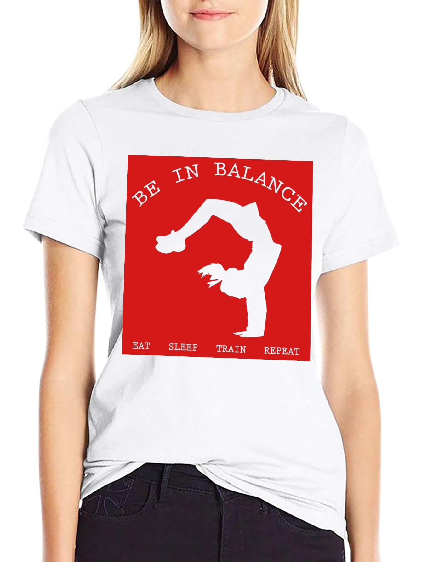 Balance Lifestyle Graphic Tee - Eat Sleep Train Repeat