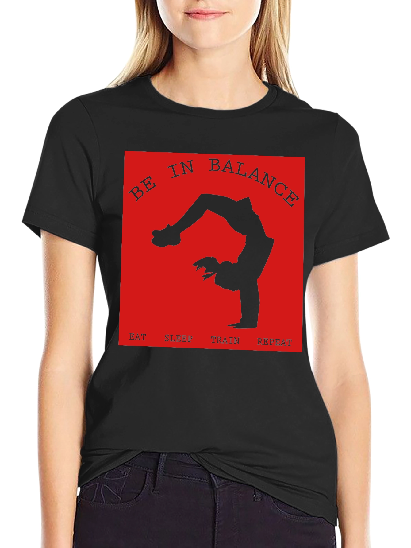 Balance Lifestyle Graphic Tee - Eat Sleep Train Repeat