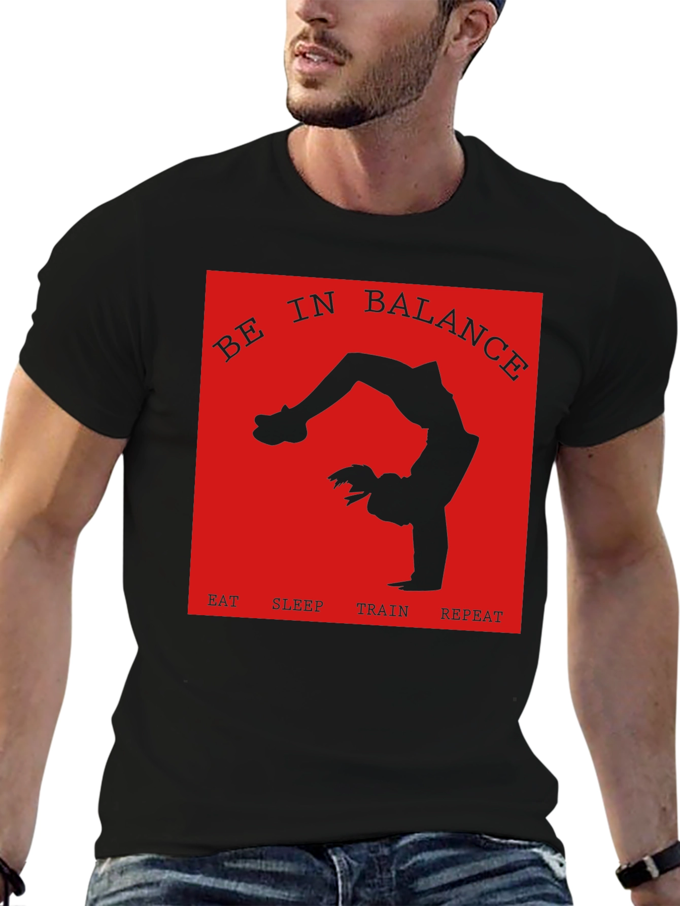 Balance Lifestyle Graphic Tee - Eat Sleep Train Repeat